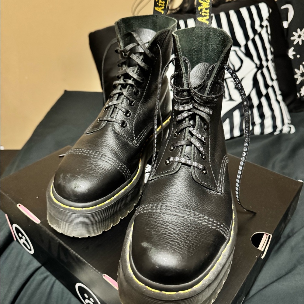 Dr. Martens x lazy oaf Jadon boots.